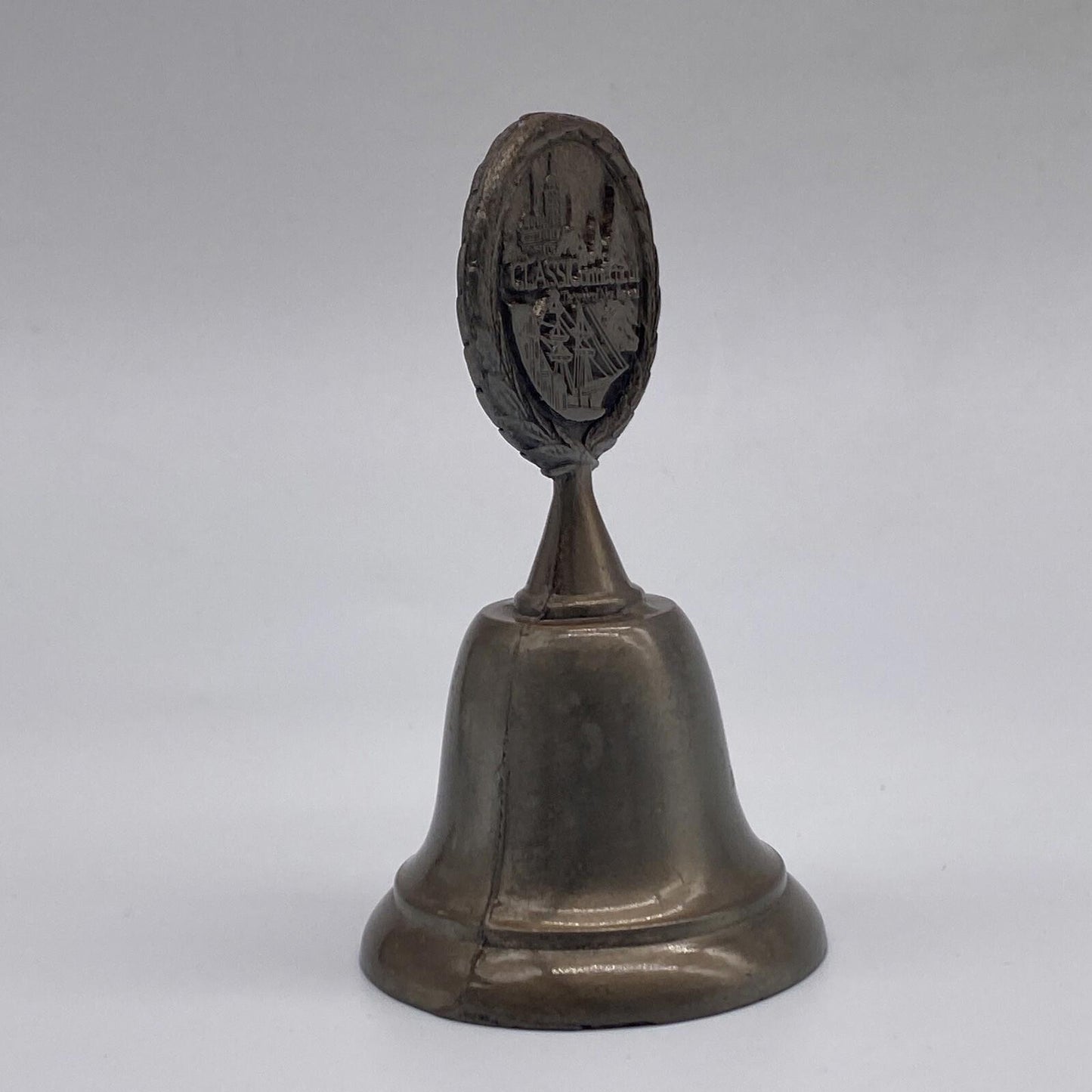 Vintage Classic Connecticut Metal Bell The Pride Of New England