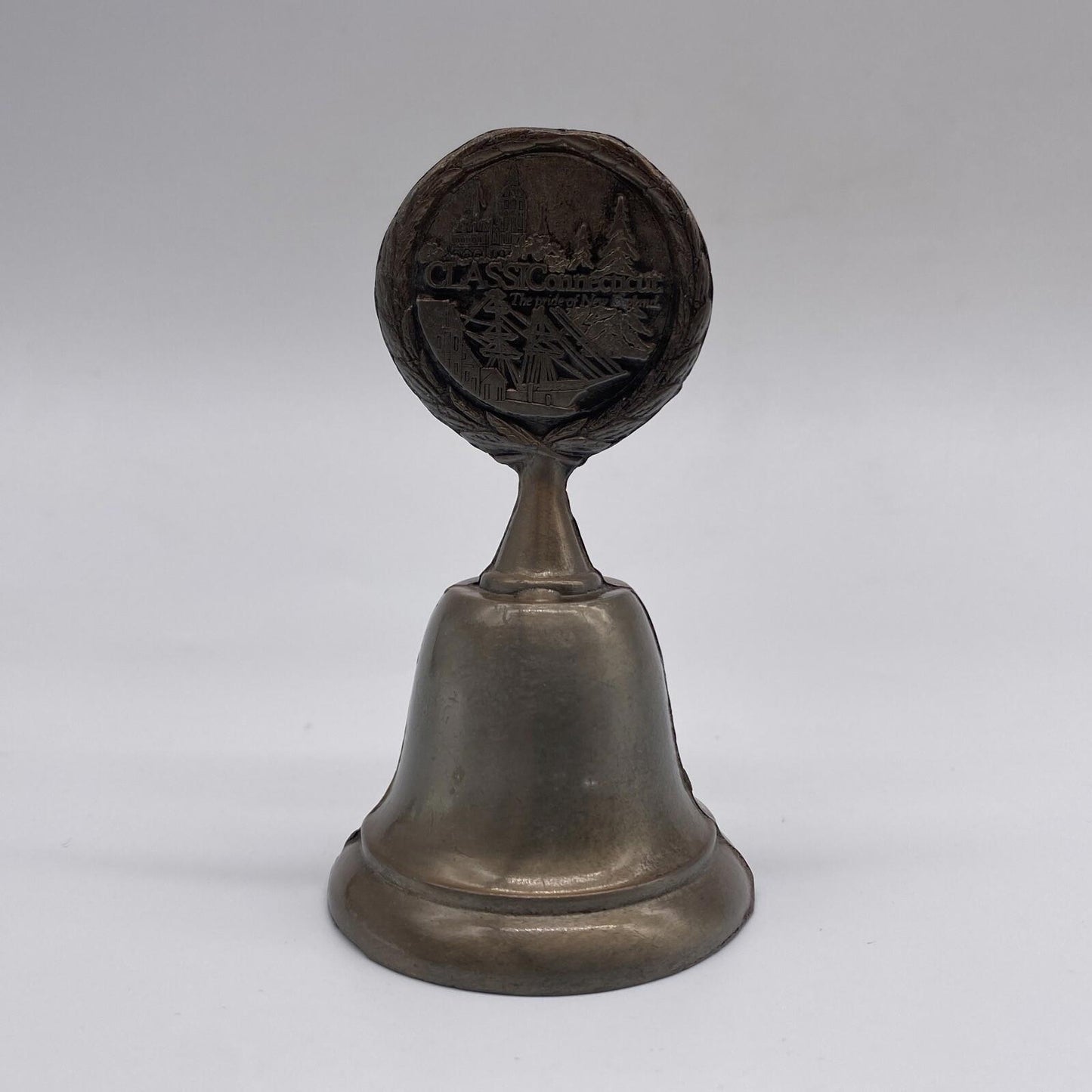 Vintage Classic Connecticut Metal Bell The Pride Of New England