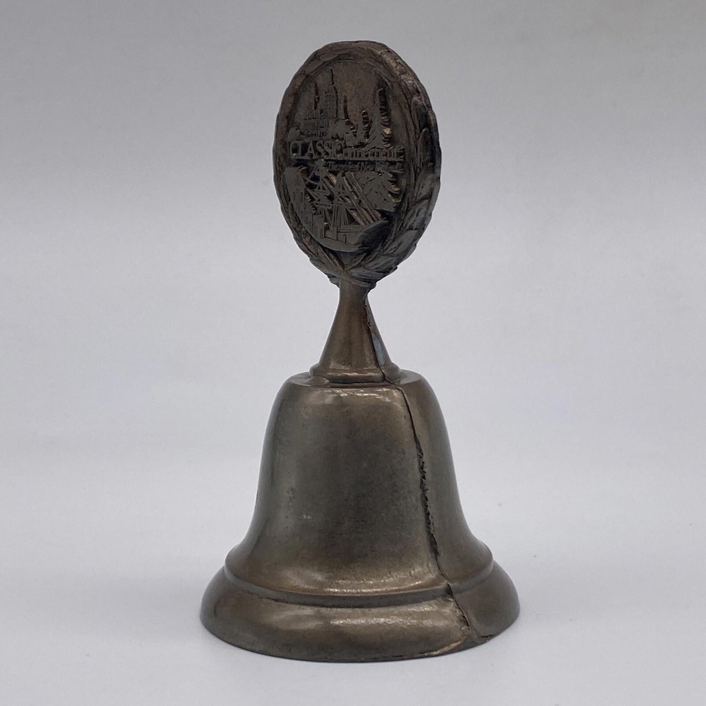 Vintage Classic Connecticut Metal Bell The Pride Of New England