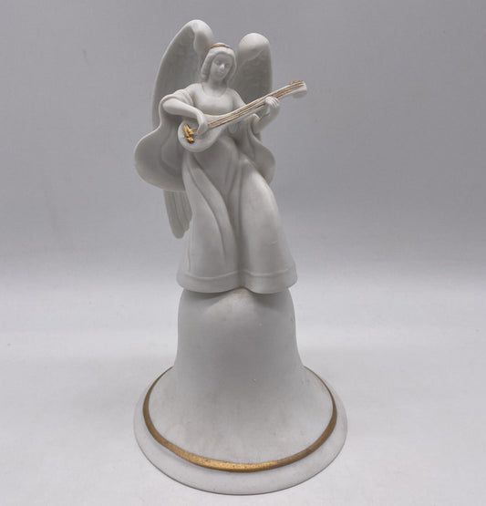 Vintage Enesco Tendernest Angel Bell Made In Korea Rare