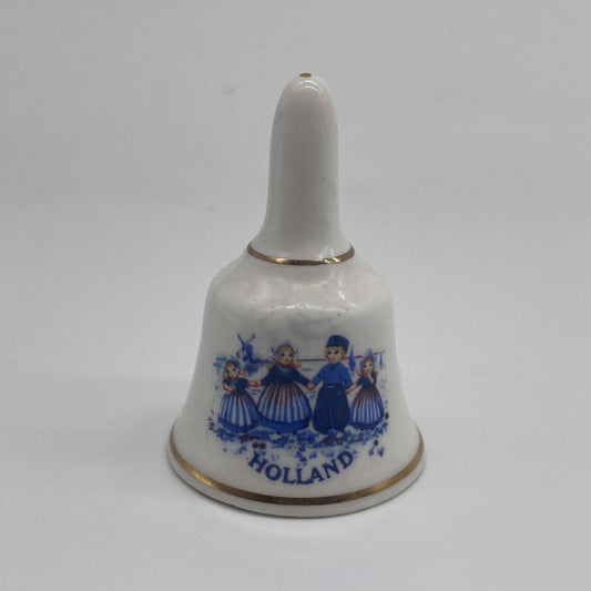 Vintage Miniature Porcelain Bell Holland