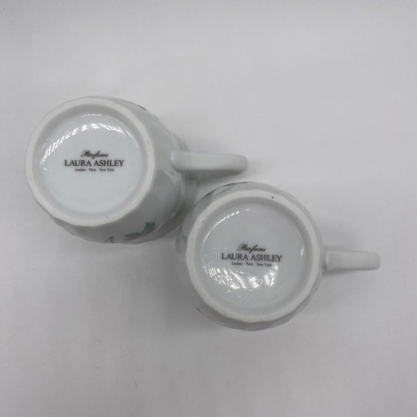 Laura Ashley Parfums Porcelain Floral Teapot And 2 Cups